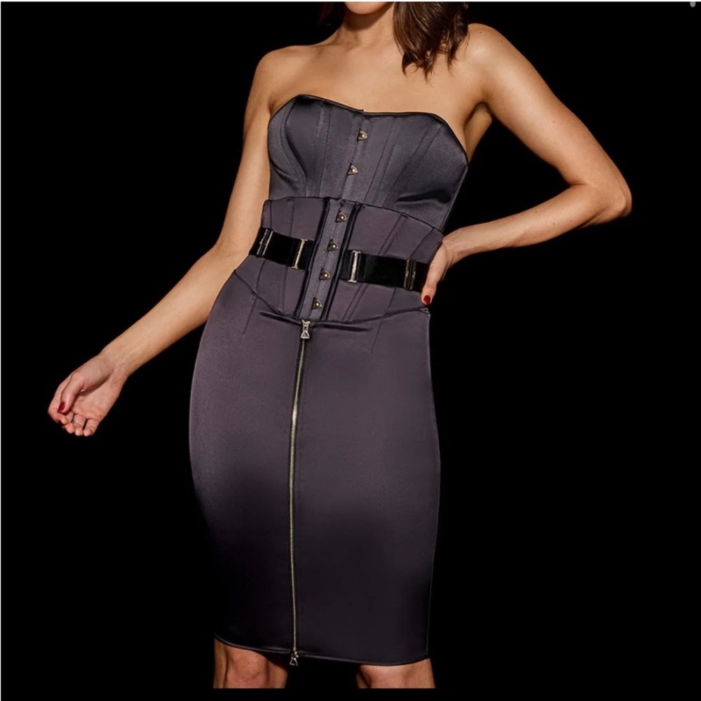 NWT Honey Birdette Black Chastity Skirt